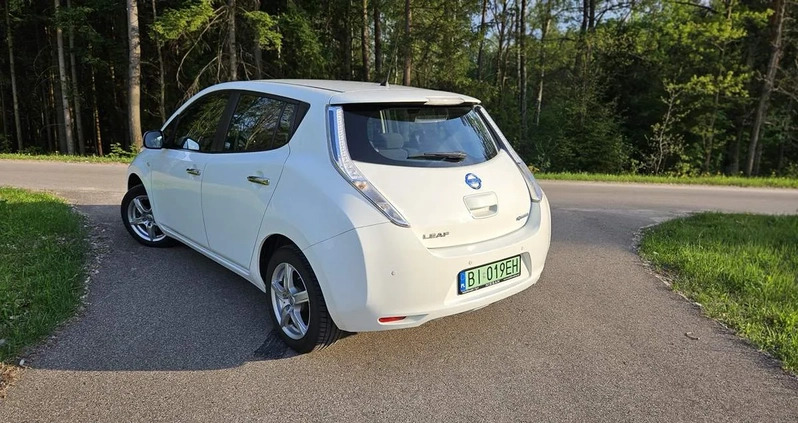 Nissan Leaf cena 44000 przebieg: 85500, rok produkcji 2017 z Olsztynek małe 92